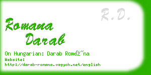 romana darab business card